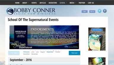 Bobby Conner - School Of The Supernatural Events